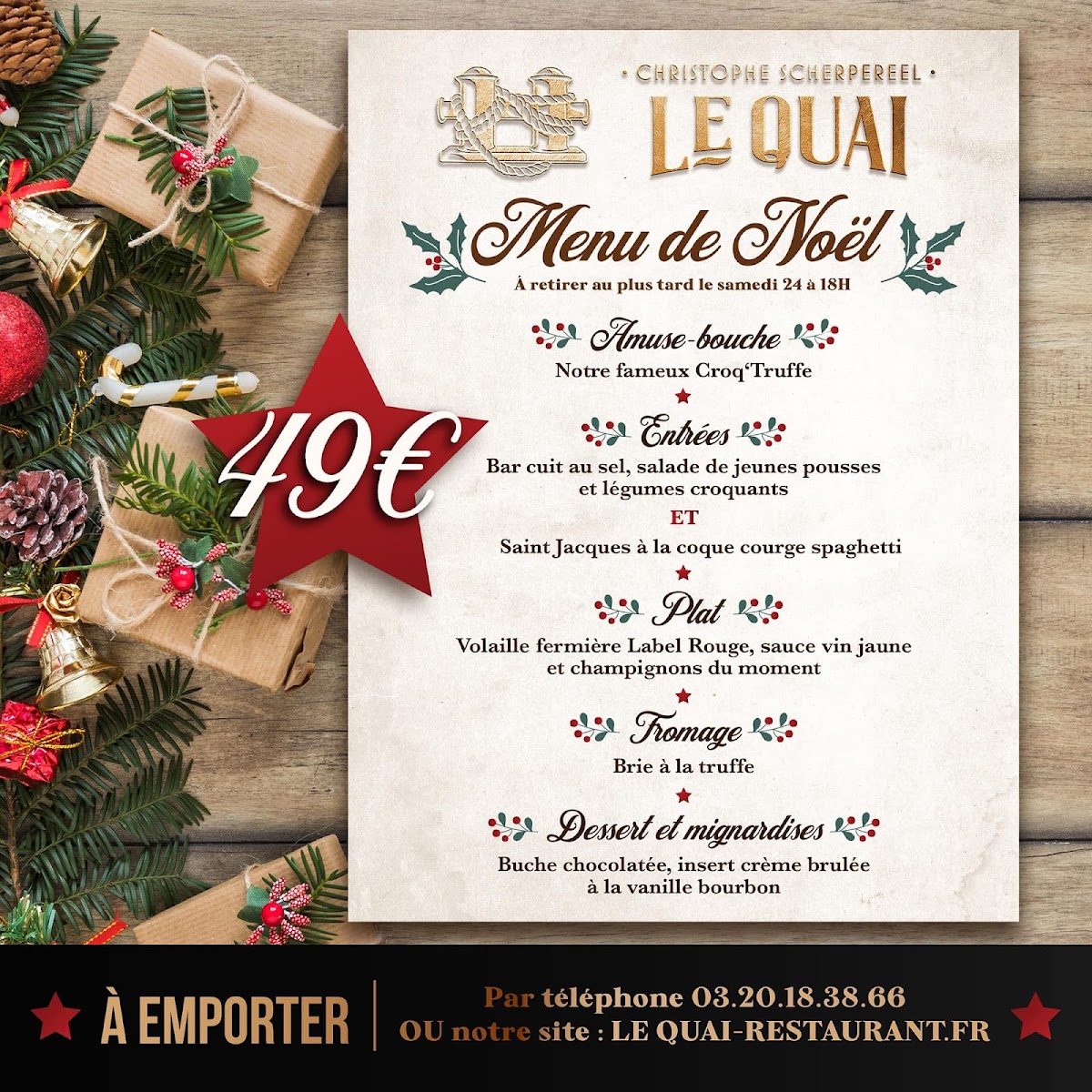 Menu Le Quai - Christophe Scherpereel-4